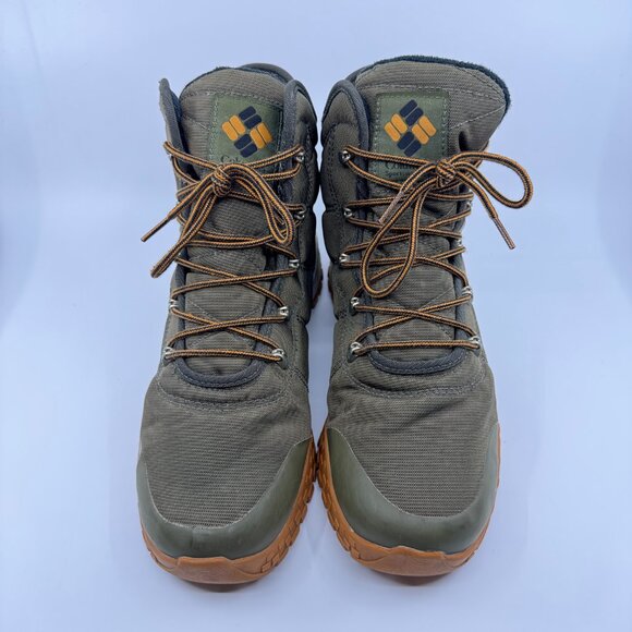 Columbia Boots Men Size 11 Green Fairbanks Omni-Heat Snow Boot High Waterproof - Picture 4 of 9